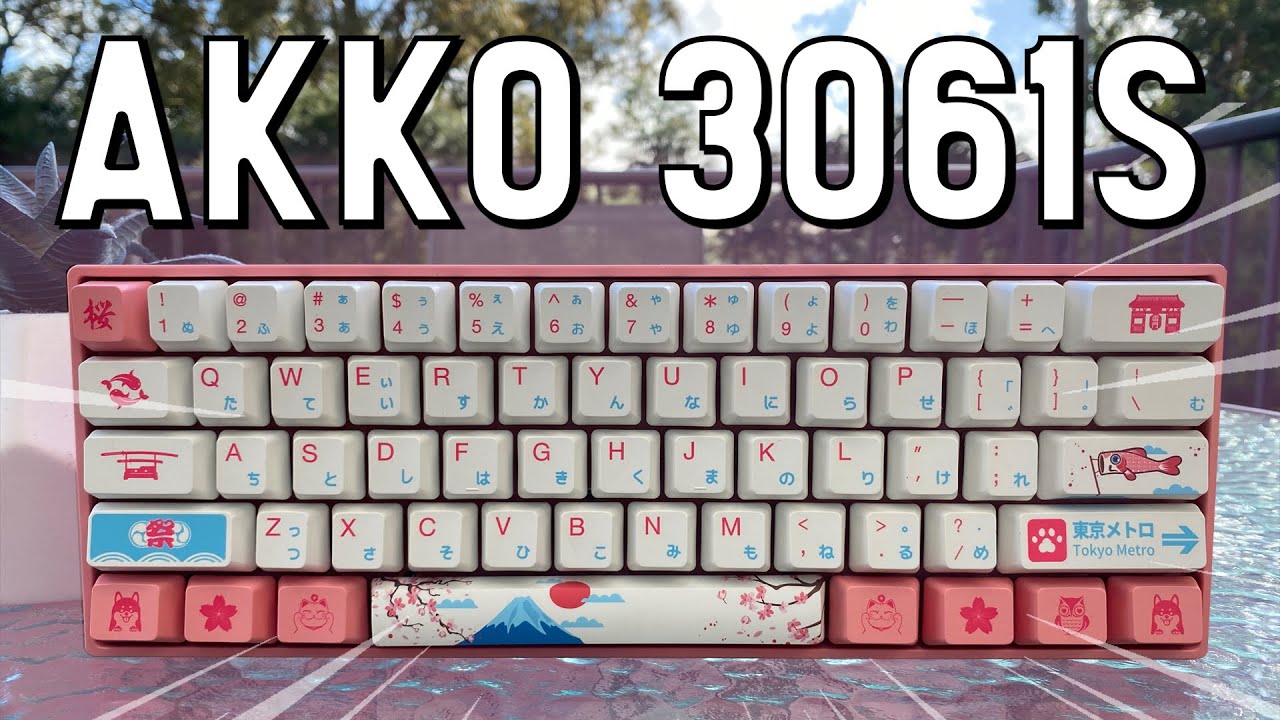 Prelubed Switches for $75? - Akko 3061S World Tour Tokyo R2 Edition Review