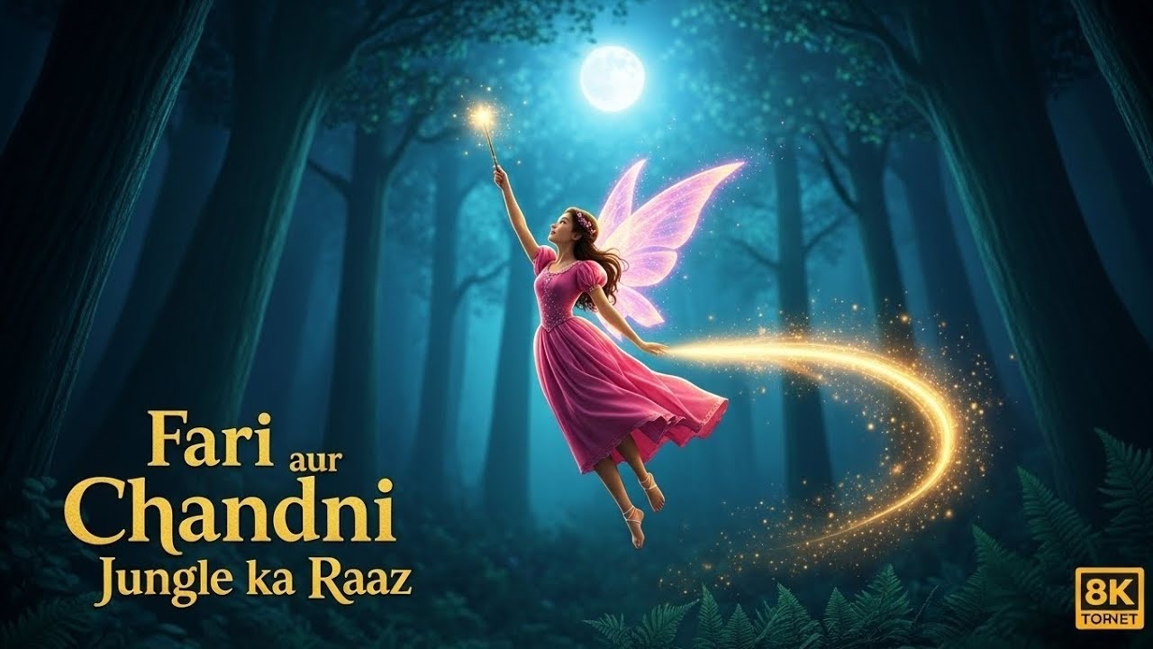 Fari aur Chandni Jungle ka Raaz ✨🧚‍♀️ | Magical Fairy Story 🌙 | Kids Moral Story 💖