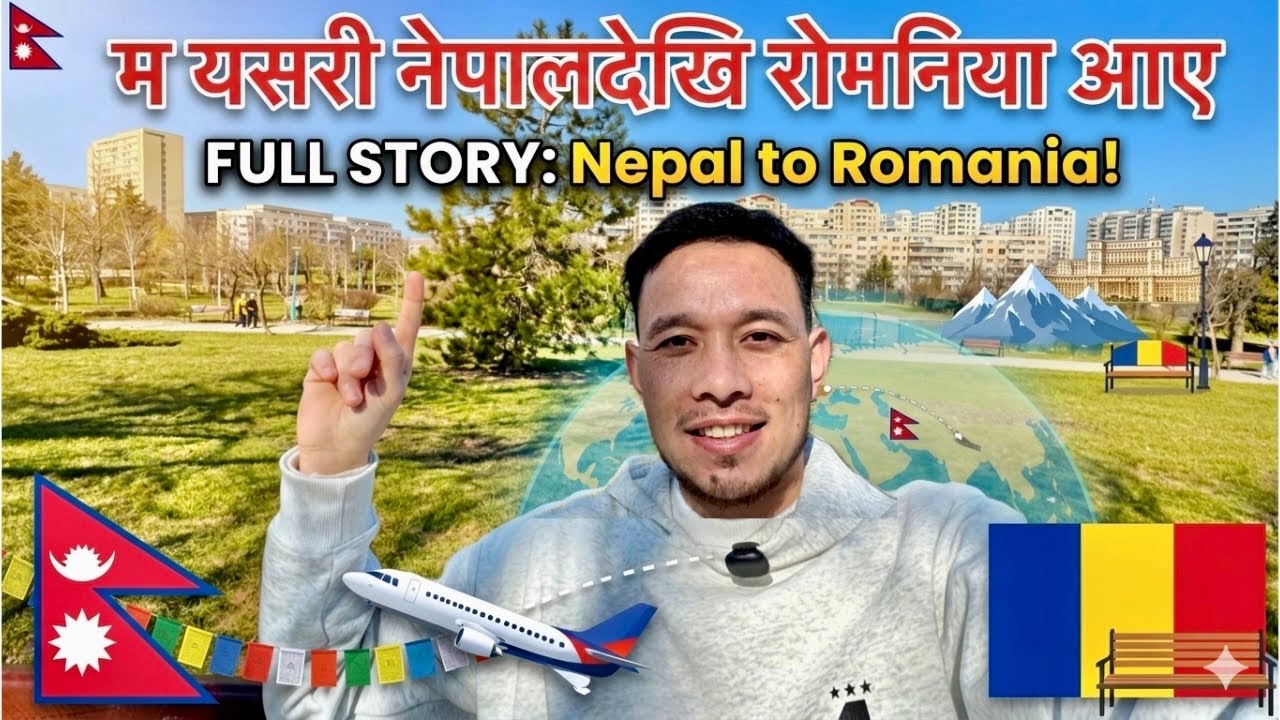 म यसरी नेपालदेखि रोमानिया आएँ | My Journey from Nepal to Romania 🇳🇵🇷🇴