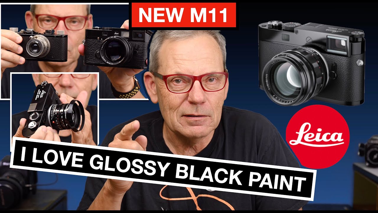 NEW Leica Glossy Black Paint M11 with Noctilux 50mm f1.2 - I LOVE GLOSSY BLACK!