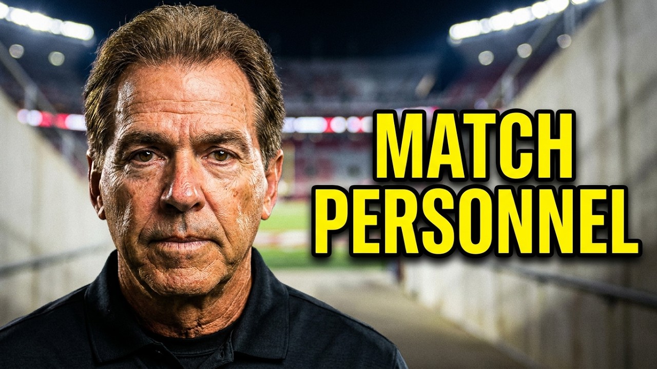 Alabama HC Nick Saban - Matching DEF Personnel vs Heavy Packages