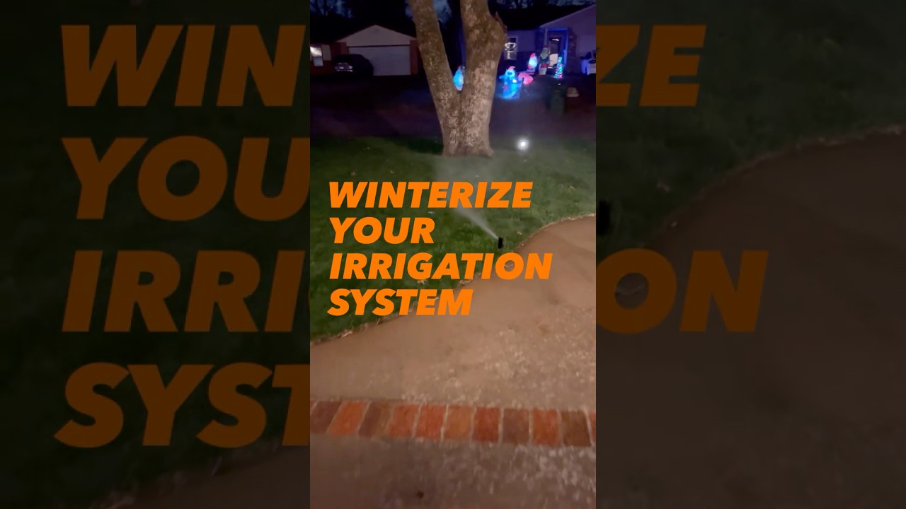 How to Winterize Your Sprinkler System (DIY Blowout Guide) ❄️