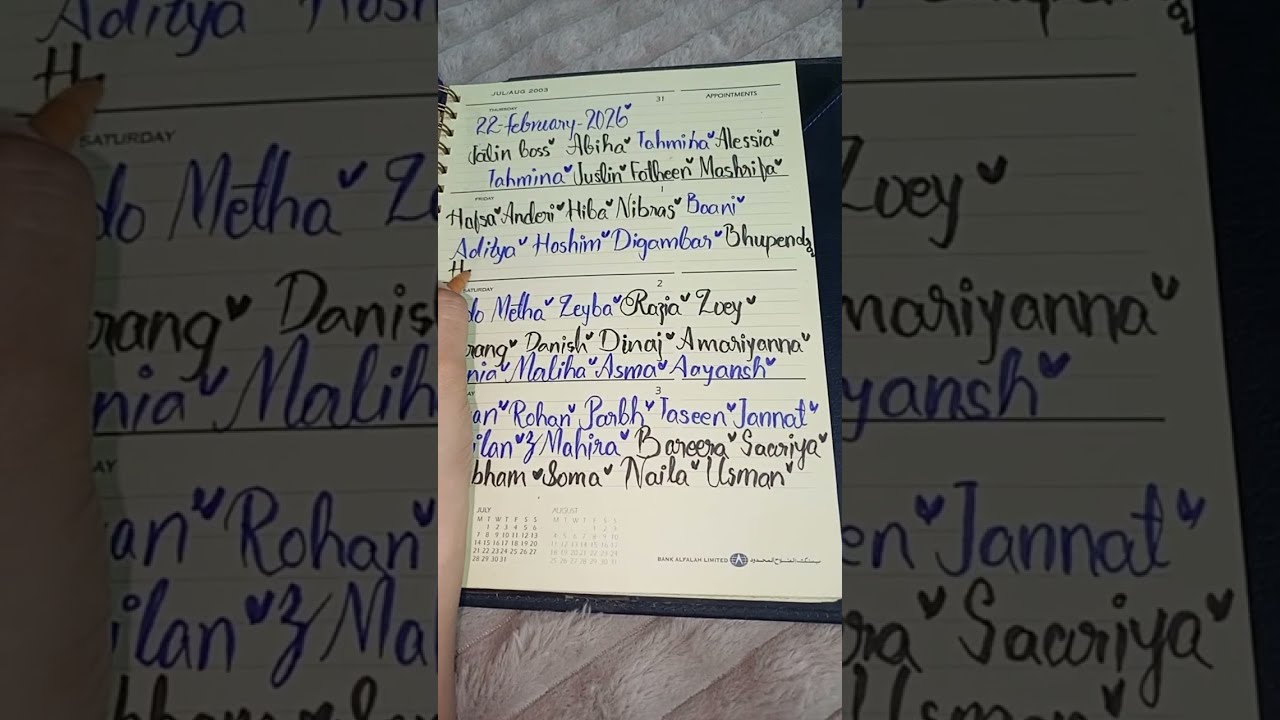 let's write your beautiful names in beautiful handwriting 🤩 #live #names #handmade #trending #viral