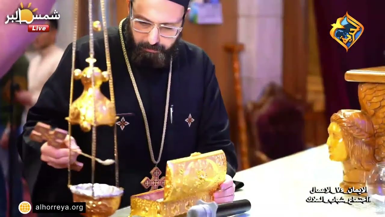 🛑 كنيسة الملاك ميخائيل بمصطفي كامل-الاسكندريه اجتماع الشباب (الإيمان VS الأعمال )القس مايكل يوسف