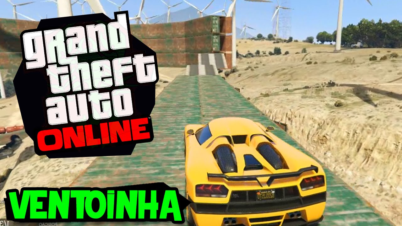 WALLRIDE NO MEIO DAS VENTOINHAS?! - GTA V Online (PC)
