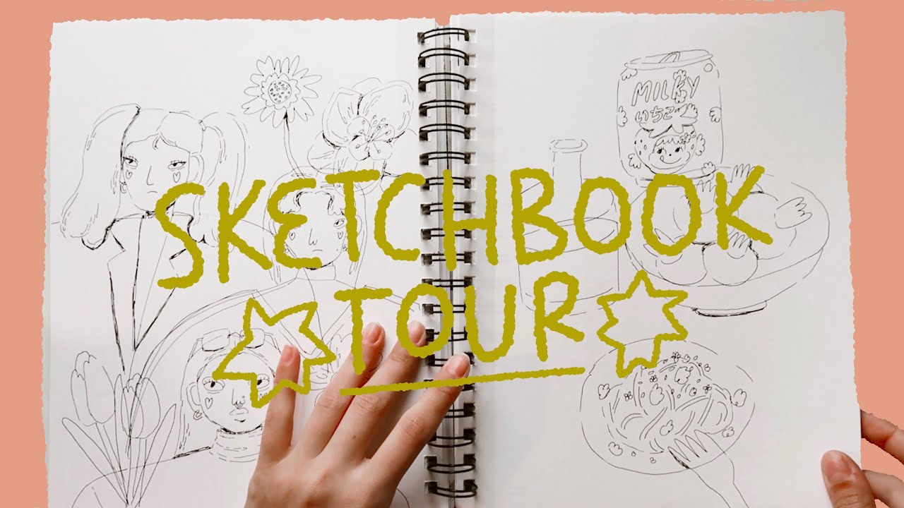 a ~ messy ~ + honest sketchbook tour