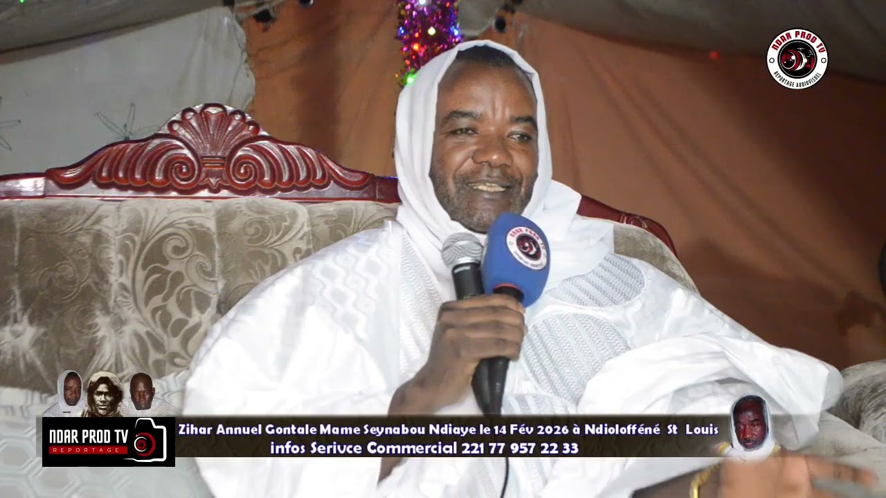 Zihar Annuel Gontale Mame Seynadou Ndiaye le 14 février 2026 à Ndioloffene st louis Partie 9