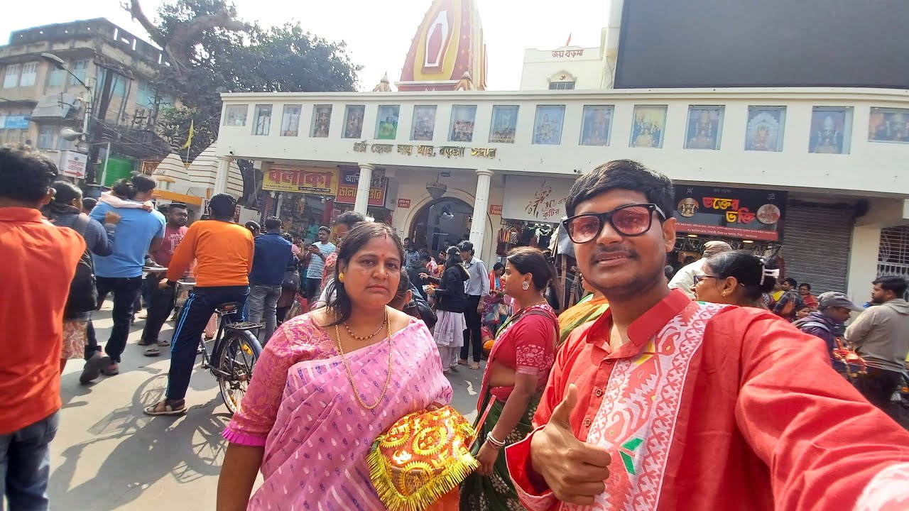Naihati Boro Ma ka mandir pe 😍puja dene chala gaya🌺 Ma ke saat