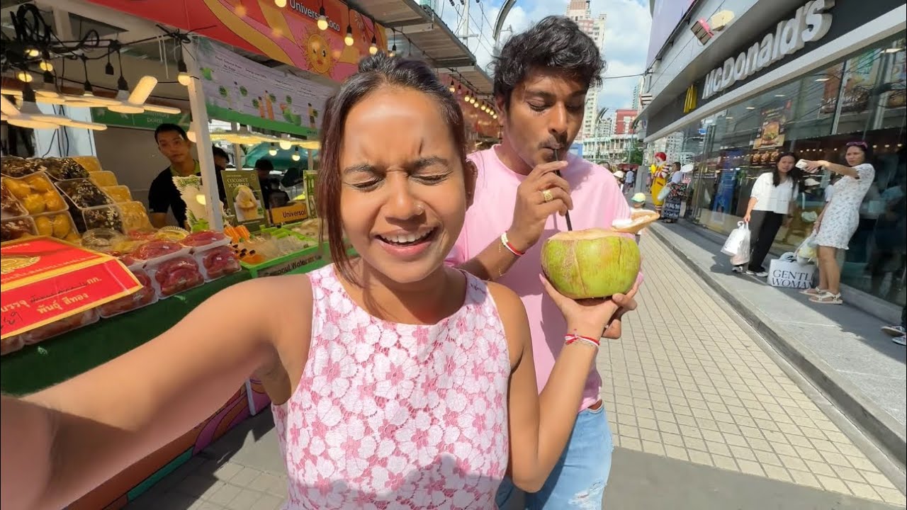 Bangkok වල Rs.800ක් දීලා බීපු කුරුම්බා😅🇹🇭 | Shopping යමුද චුට්ටක්🙊💗