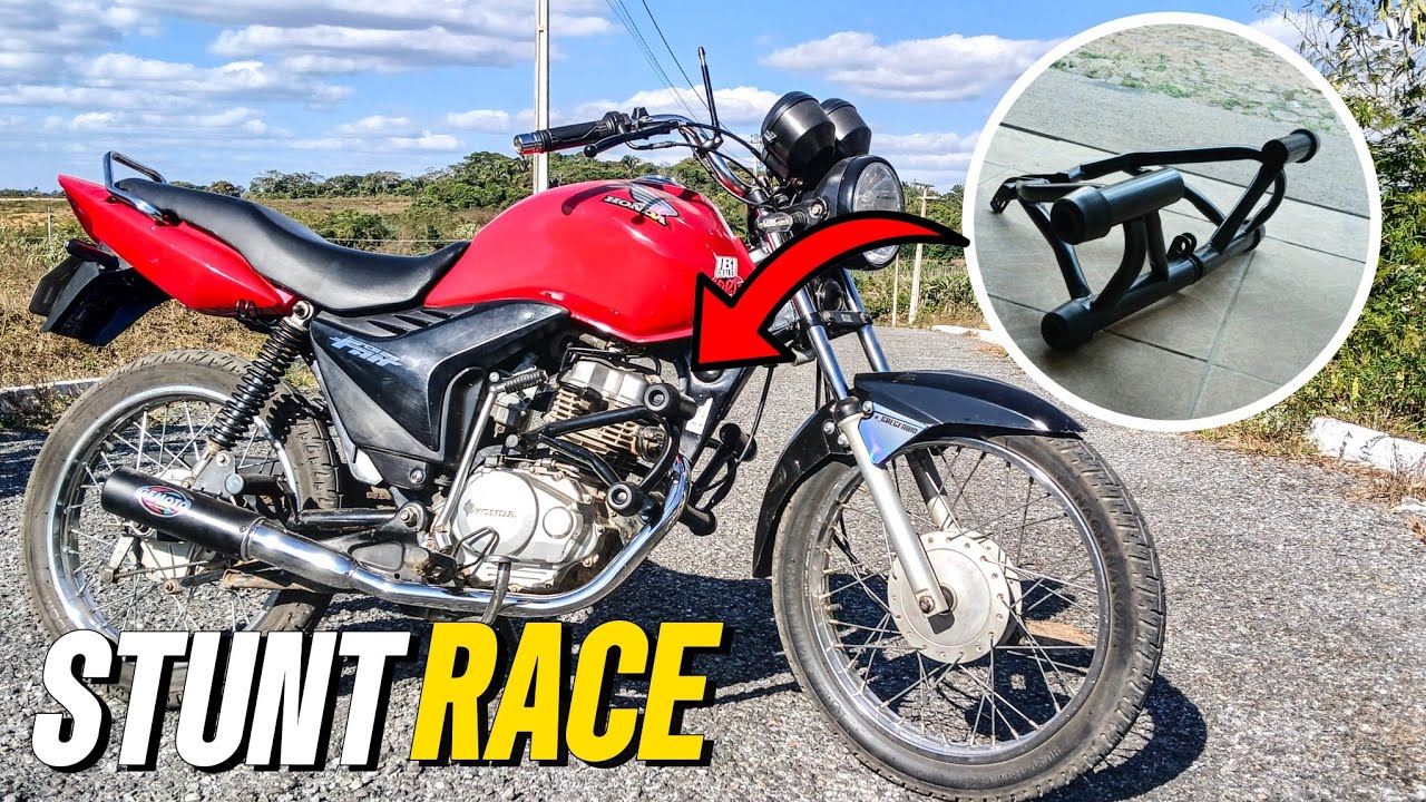 PROTETOR DE TANQUE NA FAN 125 - PROTETOR DE MOTOR FAN 125 - STUNT RACE FAN 125 - STUNT RACE FAN 160