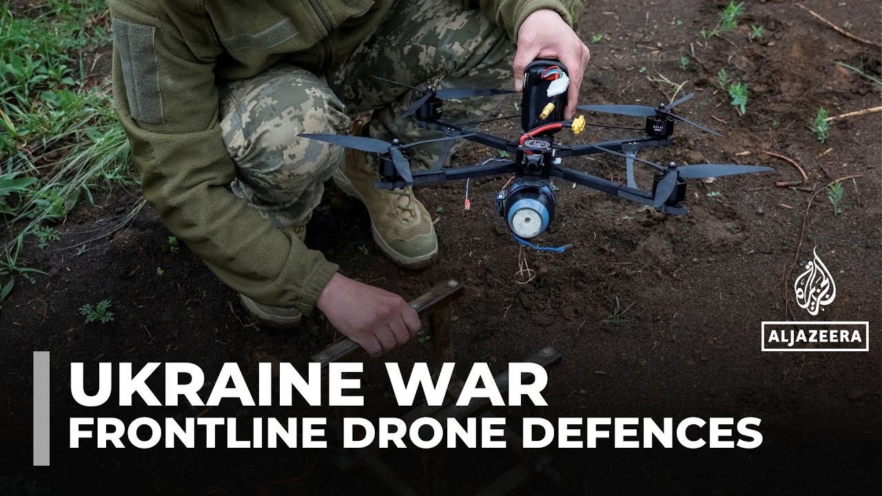 Украинская фронтовая десантная бригада использует современные беспилотники для противодействия ро...