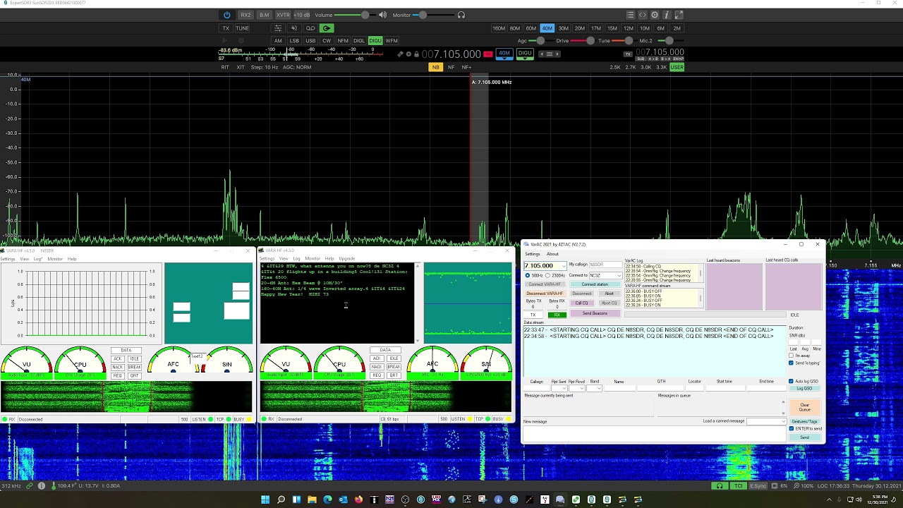 Настройка EESDR-VAR-HF и VarAC с использованием EESDR V3 0.11.0 с RigSync и VAC