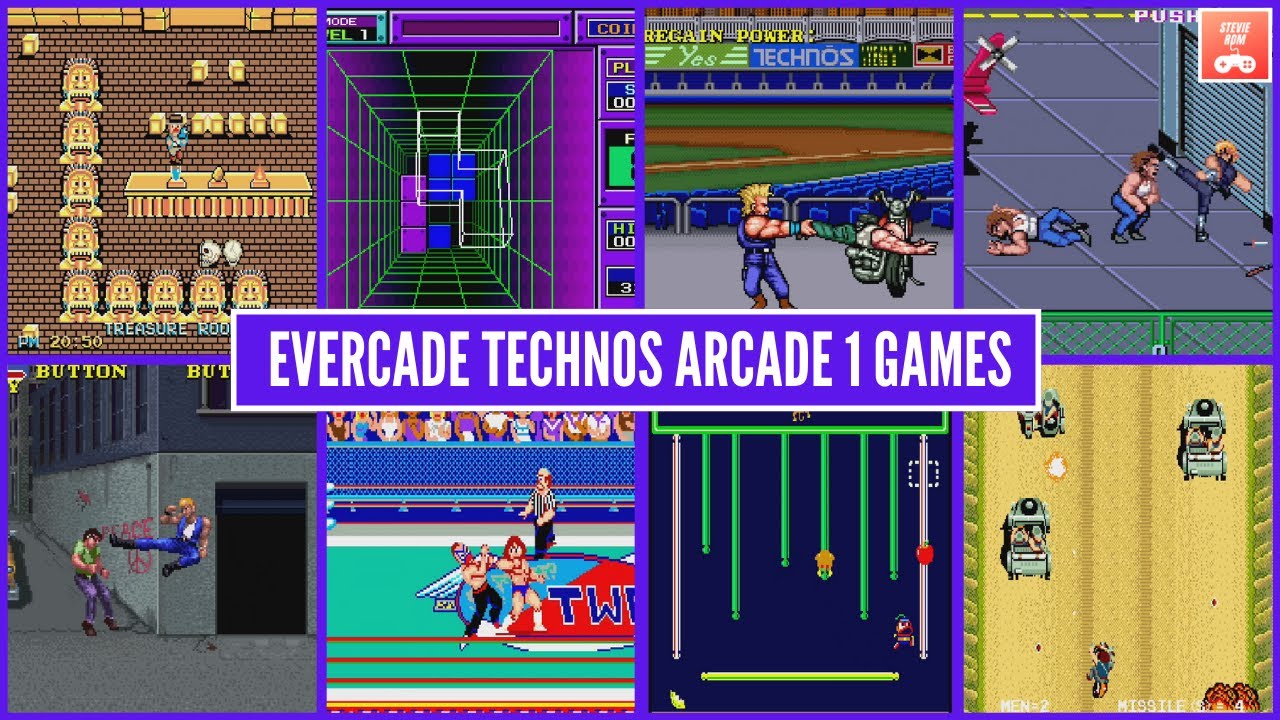 Evercade: Technos Arcade Collection 1 (Gameplay from All 8 Games)