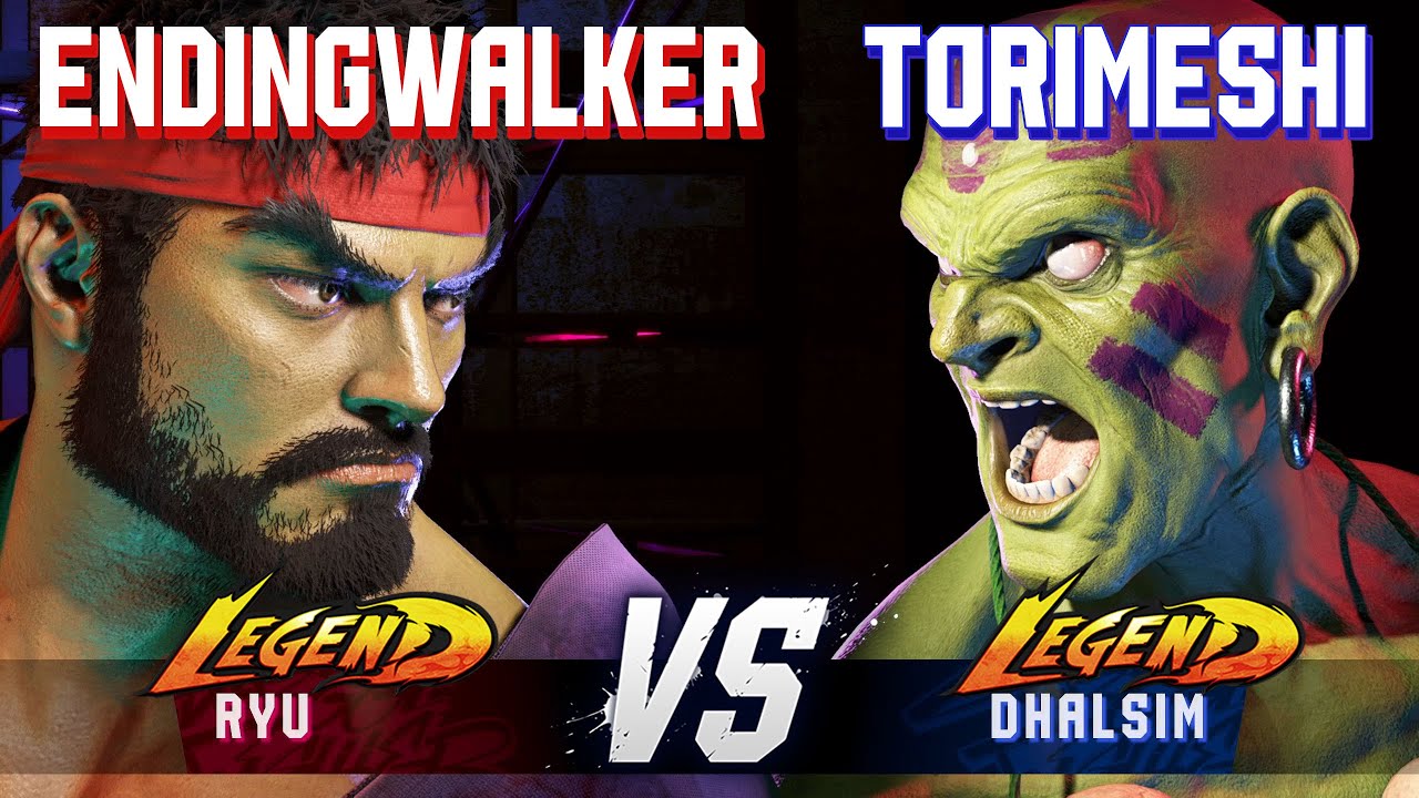 SF6 ▰ ENDINGWALKER (Ryu) vs TORIMESHI (Dhalsim) ▰ High Level Gameplay