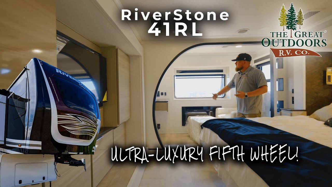 ULTRA-LUXURY Fifth Wheel w/ Ultra Modern Interior! - 2023 RiverStone Signature 41RL