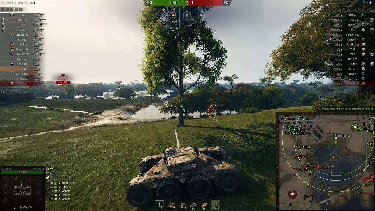 World of Tanks - Panhard EBR 75 (FL 10) 3MOE Battle