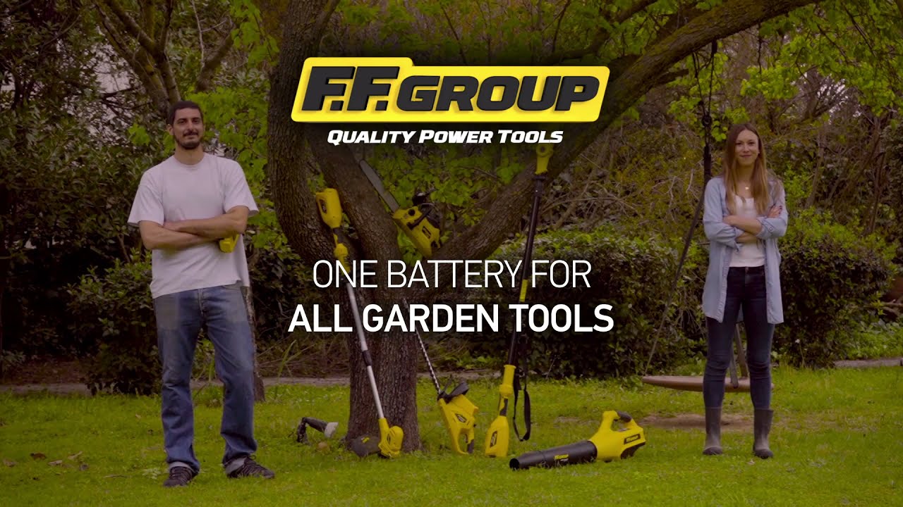 One battery for all garden tools! #FF GROUP