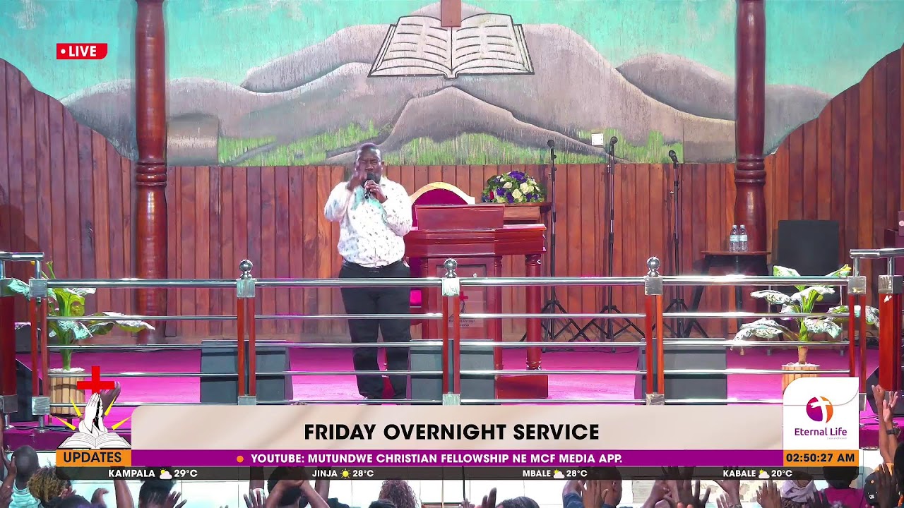🔴FRIDAY OVERNIGHT  || PS. TOM B MUGERWA || 19.09.2025