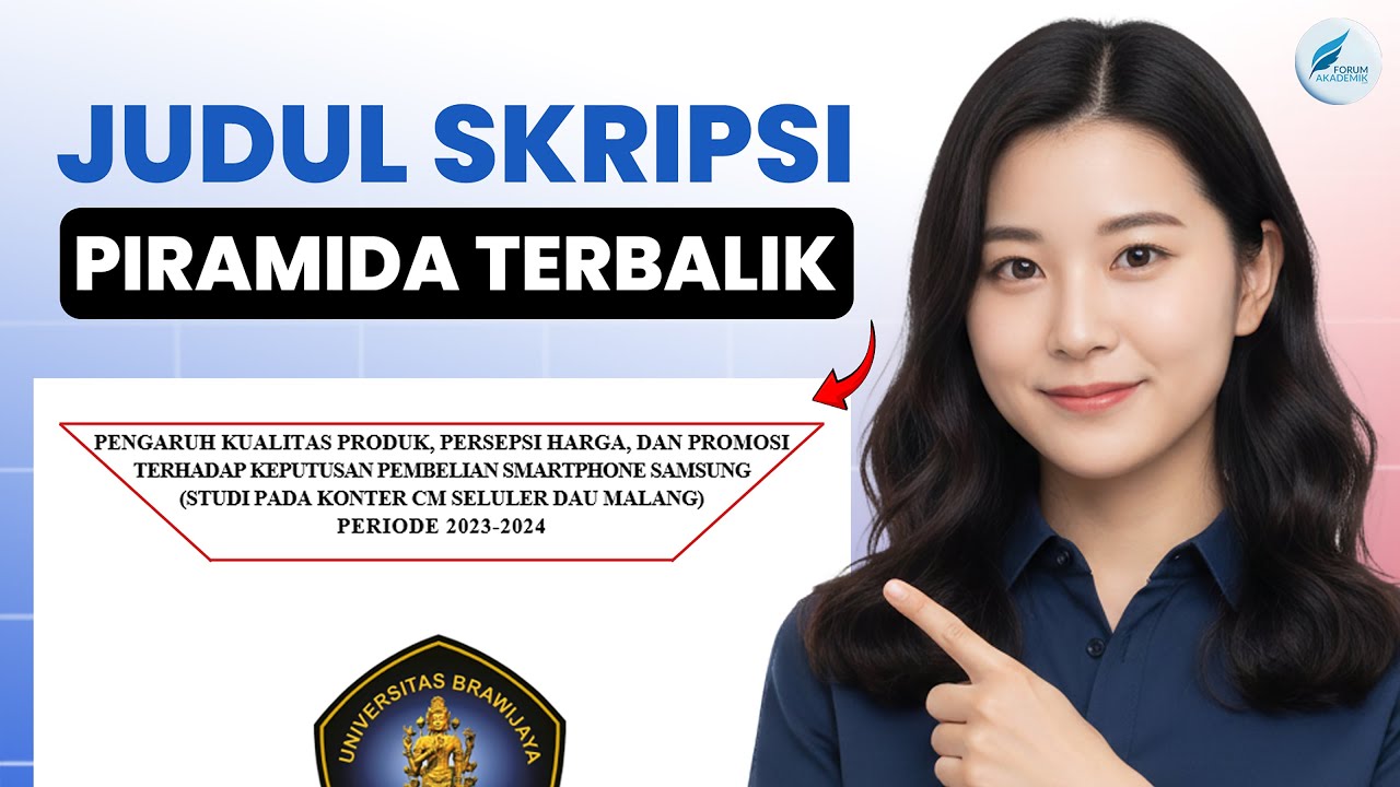 Cara Membuat Judul Skripsi Piramida Terbalik atau Segitiga Terbalik di Microsoft Word