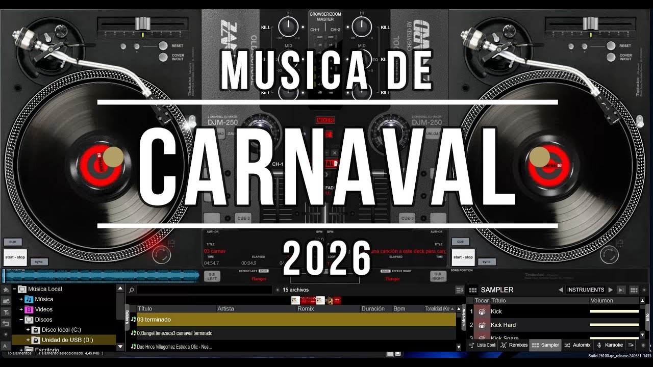 ✅Carnaval Bailable 2026