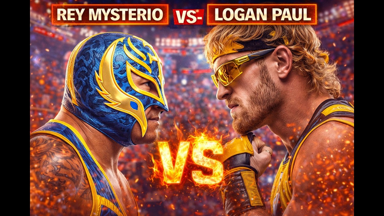 Rey Mysterio vs Logan Paul 🔥 Epic Match | WWE 2K23 PS5 Gameplay #reymysterio #wwe2k26