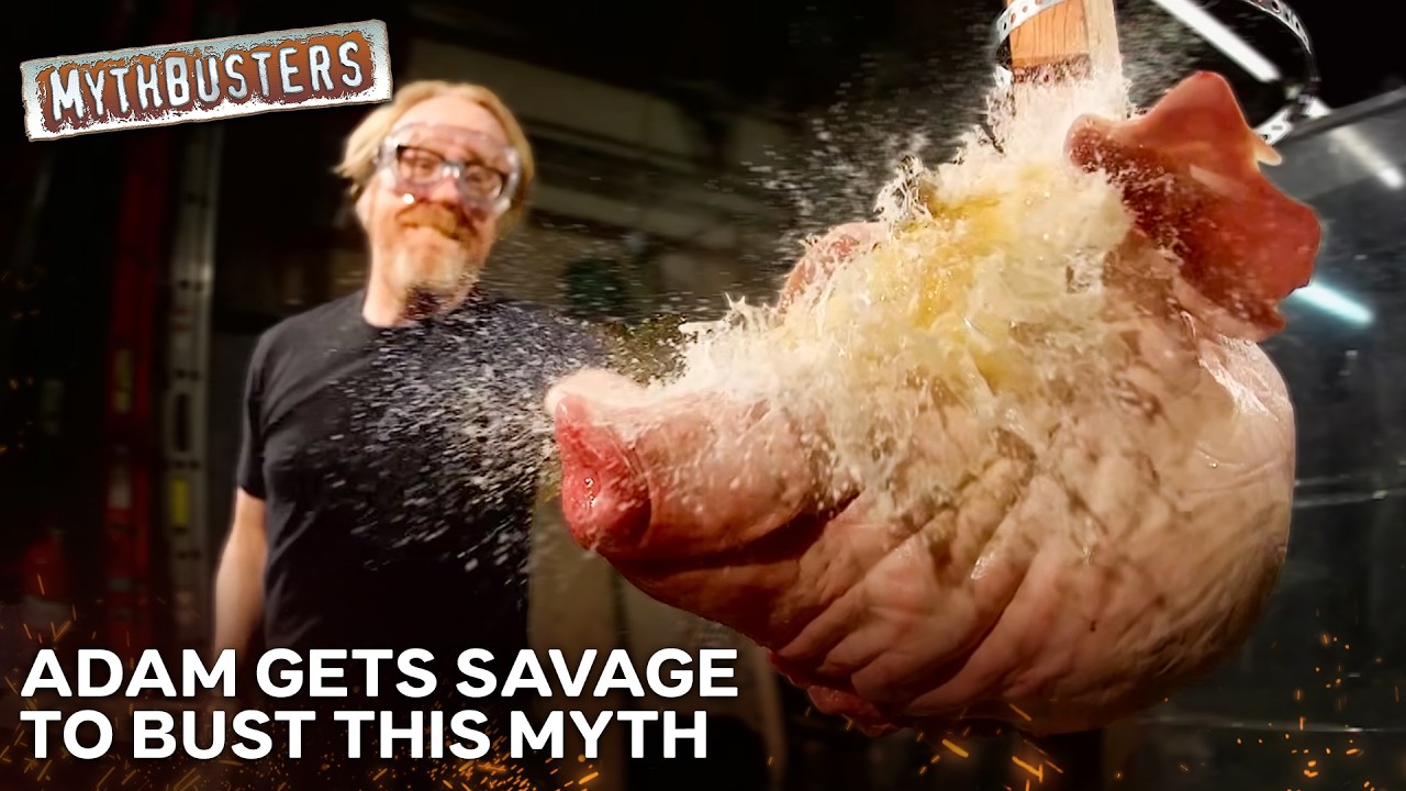 Is It Worse To Be Hit Over The Head With A Full Or Empty Bottle? | MythBusters