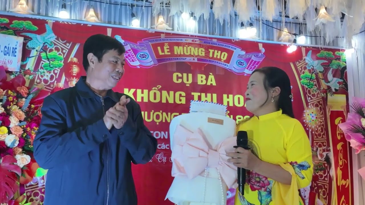 LỄ MỪNG THỌ CỤ KHỔNG THỊ HOA