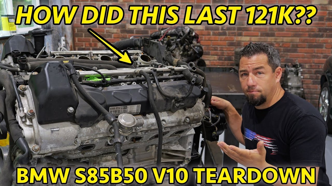 SO NEGLECTED! 500HP BMW S85 V10 Teardown. The Best Worst M5/M6 Engine I've Ever Seen!