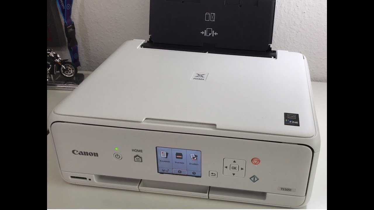 Canon Pixma TS 5051 Weiß [kurze Vorstellung + Testkopie]