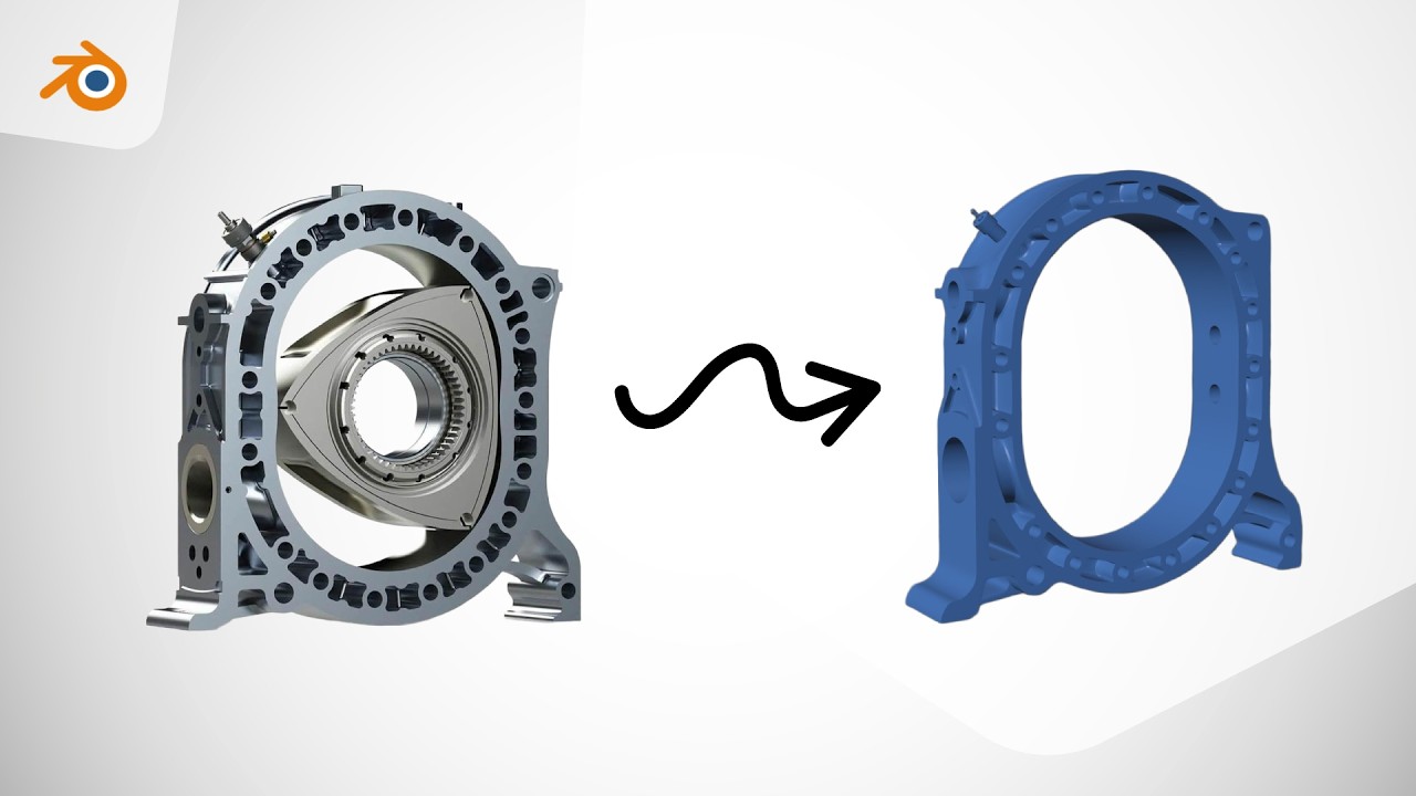Model Rotary Engine Part 1 | Blender 5.0
