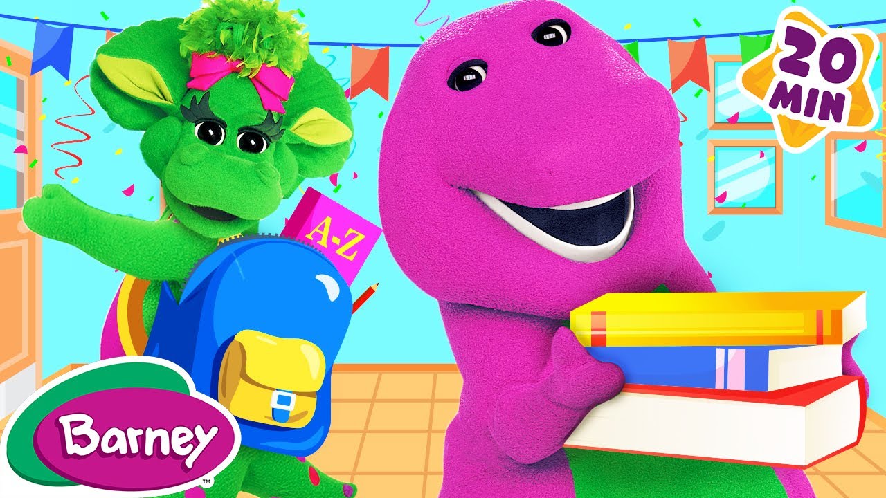 Best Back to School Party | ABC, 123, Colors and Shapes | More Barney Nursery Rhymes and Kids Songs