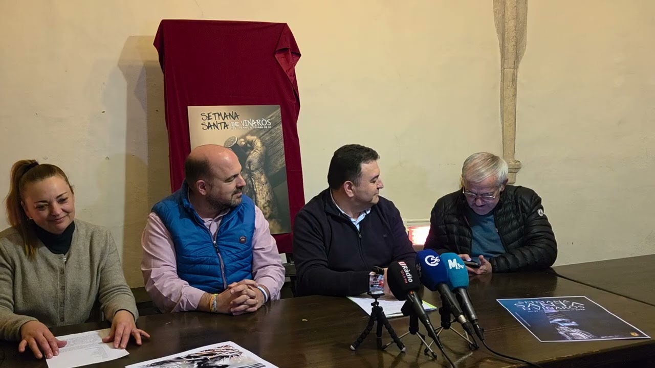  Presentació del cartell i el pregoner de la Setmana Santa 2026, Vinaròs News, 28-1-26