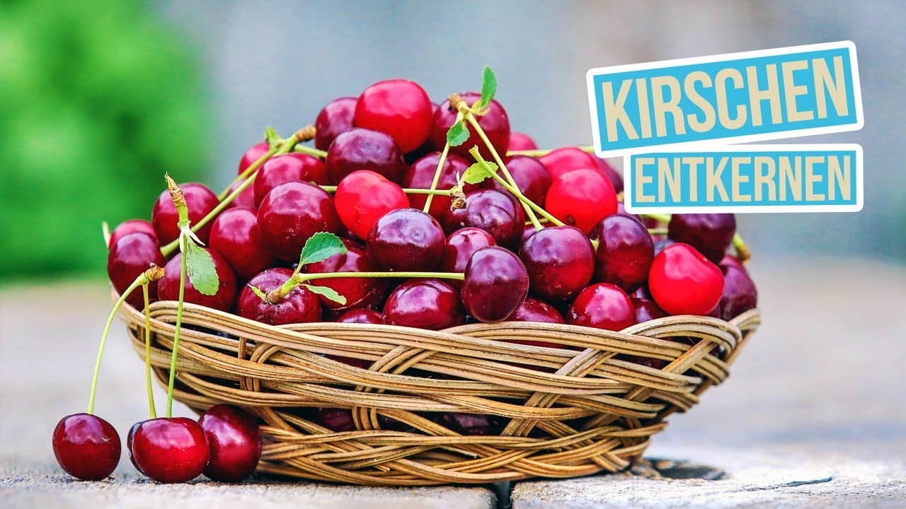 3 Tricks zum Kirschen entkernen / entsteinen