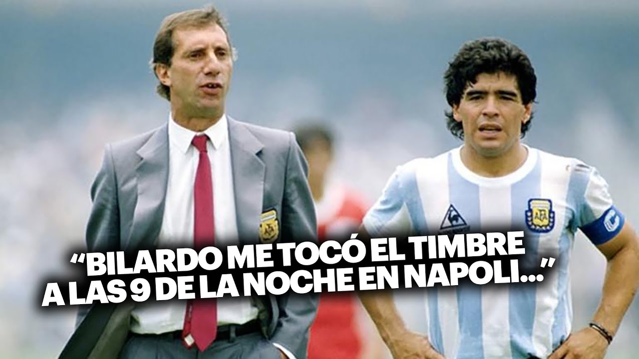 MARADONA cuenta cuando BILARDO le dice que NO va a citar a CANIGGIA al MUNDIAL