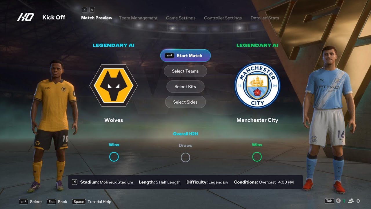 Wolverhampton vs Manchester City | Premier League | EA FC 26 | Simulation