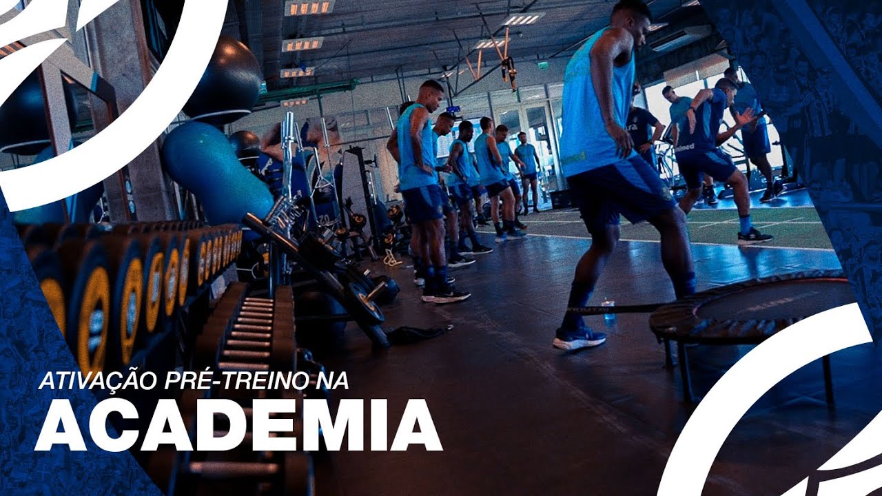 TRABALHO DE ATIVAÇÃO PRÉ-TREINO NA ACADEMIA DO CT PRESIDENTE LUIZ CARVALHO