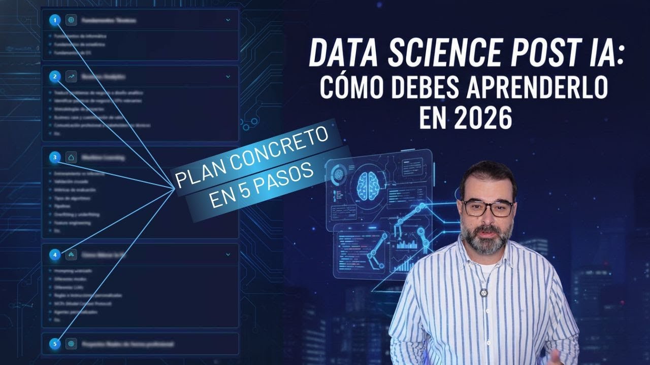DATA SCIENCE CON IA: Qué necesitas REALMENTE aprender en 2026