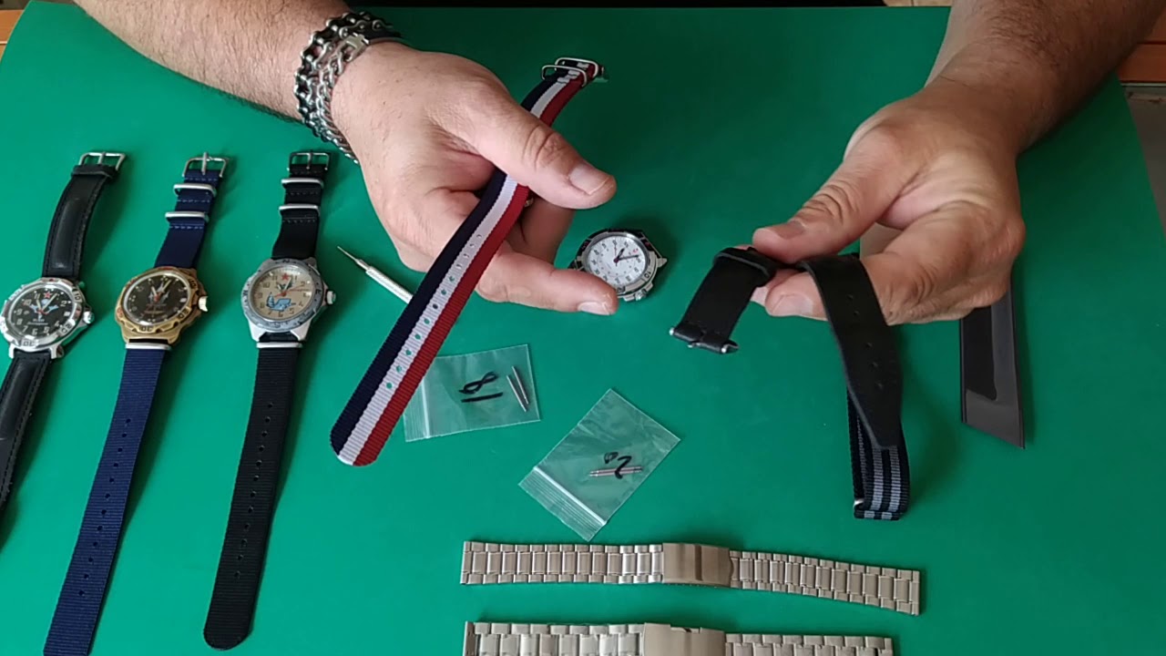 Viste tu reloj para la ocasión. Tipos de correas: las NATO y relojes Vostok en La Relojería de Toni.