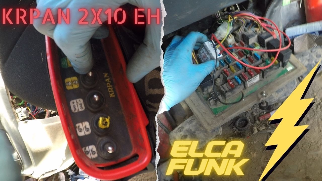 Hab am Valtra GAS +   Start Stop  Zapfwelle ein aus installiert   Elca Funk   Krpan winde
