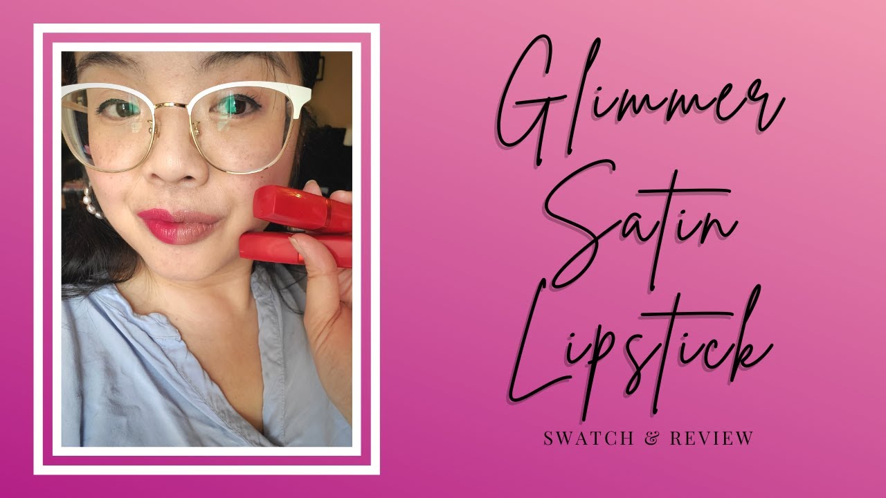 FMG Glimmer Satin Lipstick Review | First Impressions | The Dancing Avon Lady
