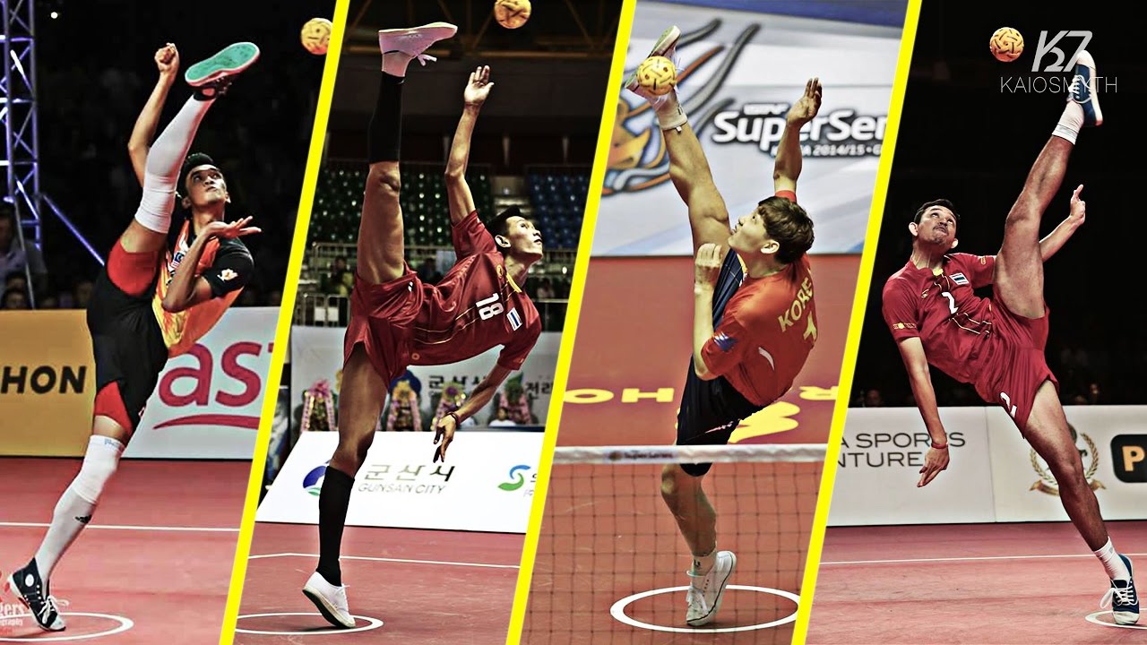 Sepak Takraw ● Top 10 Fastest Serves ● Tekong