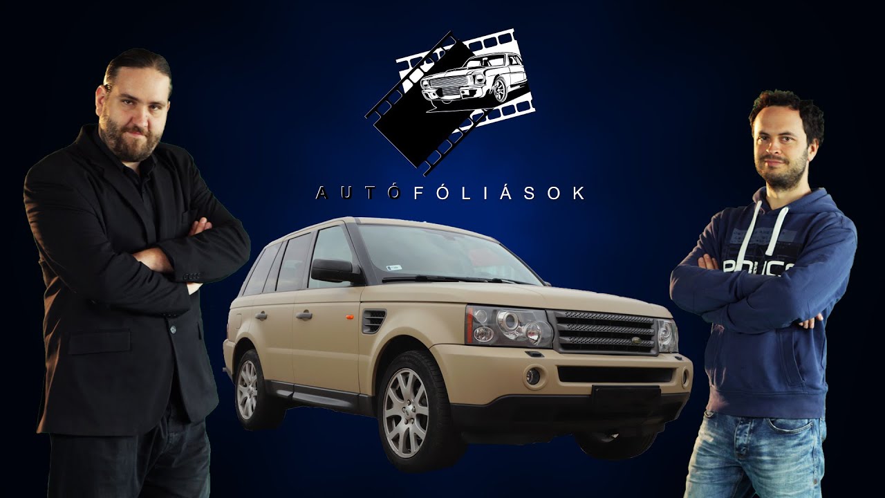 Range Rover Sport SE szatén homoksárga autófóliázás | Sivatagi lopakodó autófólia | Hogyan készült