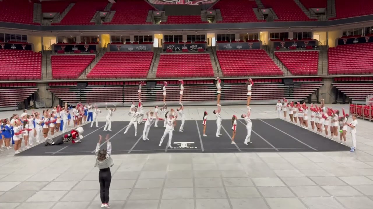 Texas tech cheer show off 2025
