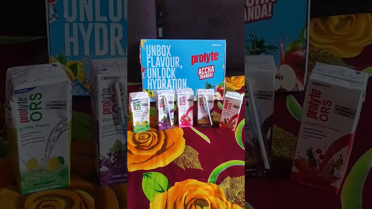 Unboxing of cipla health prolyte ORS 😍👌❤ #trending #youtubeshorts #review #ors