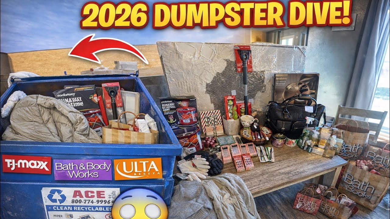 Dumpster Diving 2026 | TJ Maxx, Bath & Body Works, Ulta REAL Finds
