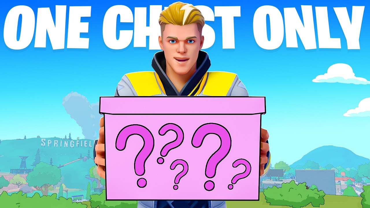 Испытание &laquo;ТОЛЬКО ОДИН Сундук&raquo; в игре &laquo;Симпсоны&raquo; в Fortnite!