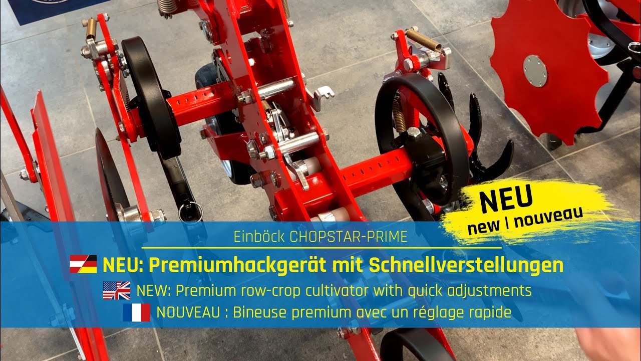 Premiumhackgerät CHOPSTAR-PRIME | Schnellverstellung | Quick adjustment | Réglage rapide | Einböck