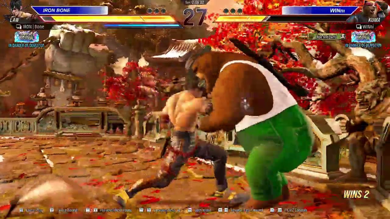 Iron Bone (Law) vs Winni (Kuma) | TEKKEN 8 REPLAYS