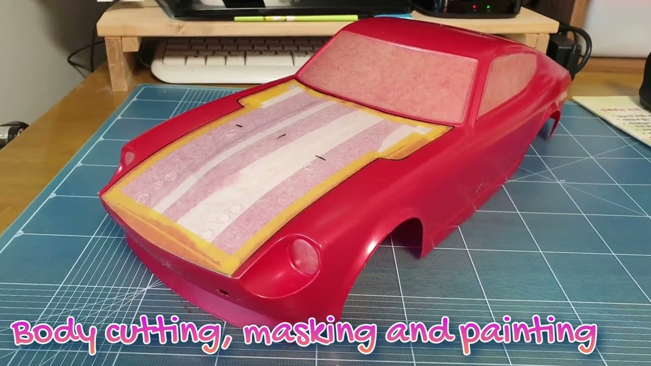 Tamiya Datsun 240z body on the XV-01 chassis