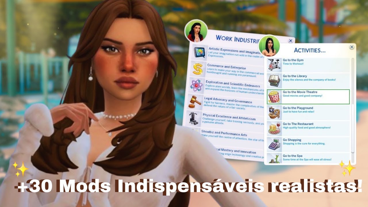 +30 MELHORES MODS INDISPENSÁVEIS para uma Jogabilidade Realista 2024/2025 ✨🌻 | The Sims 4 Mods